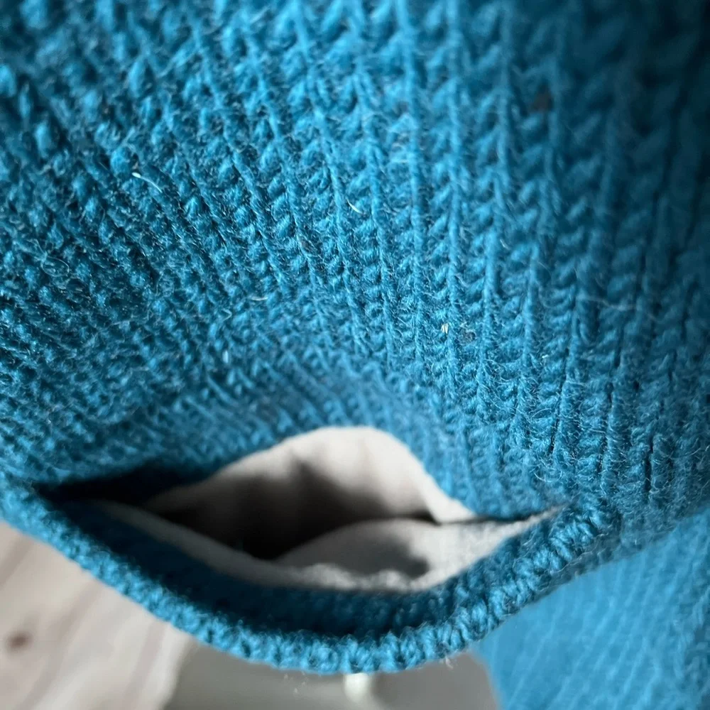 SUNDANCE Nordic wool zip up cardigan